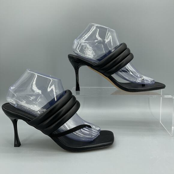 NEW French Connection Women’s Valerie Stiletto Sandals Black Size 7.5 - Picture 1 of 10